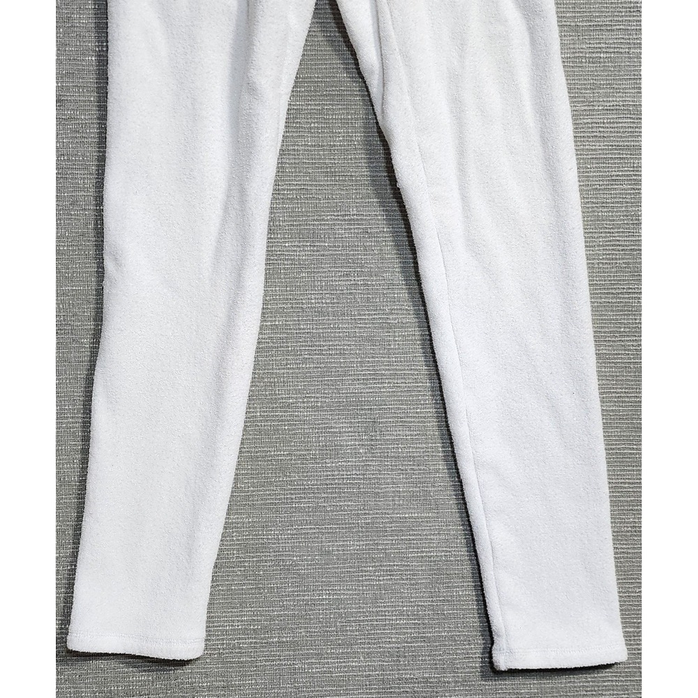 SKIMS Terry Legging Marble White Cotton Blend Loungewear Pants Medium - Picture 3 of 13